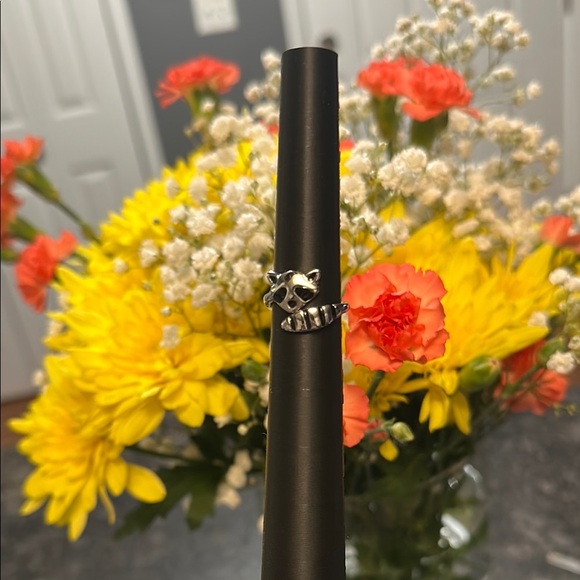 Silver Cat Wrap Ring - Picture 2 of 7